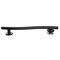 Keeney Mfg Smooth Wave Designer Grab Bar, Matte Black, 16", 16.00" L, Stainless Steel, Matte Black GB2022-16MB - alternate 6